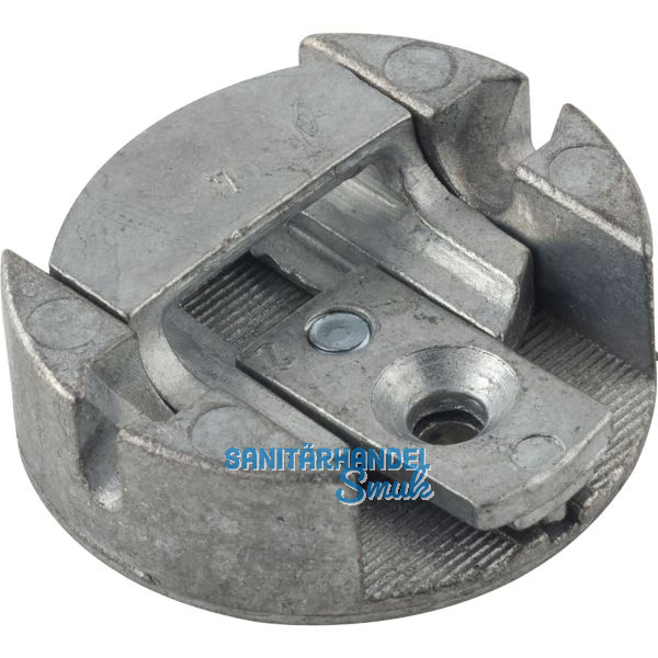 Aufh�nger-Mini, zum Einpressen und Verschrauben, Einstellung von vorne, Zink