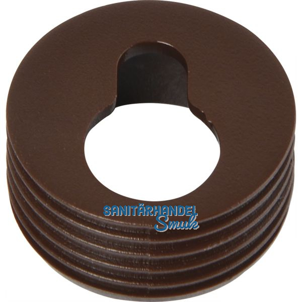 Aufh�nge�sen zum Einbohren, Bohr �20, Bohrtiefe 10, Kunststoff braun