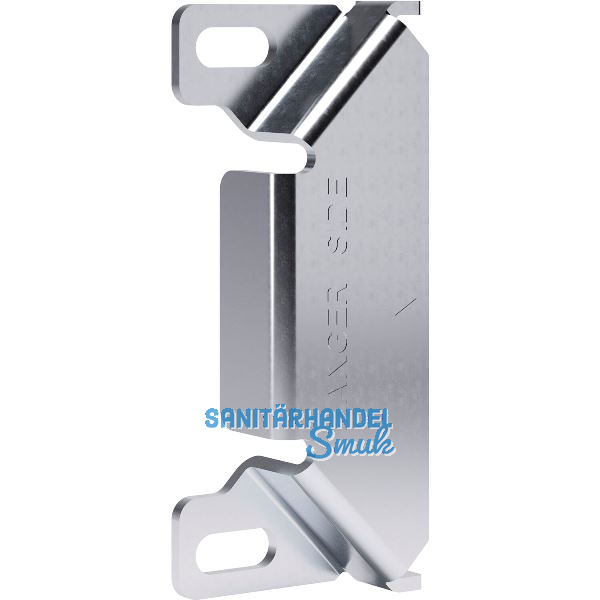 ITALIANA FERRAMENTA Kippsicherung-Wandplatte SH1 / SH7, Stahl vernickelt