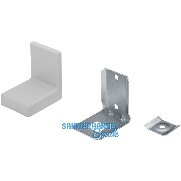 Schrankaufh�nger Typ 113 mit Abdeckkappe Kunststoff wei�