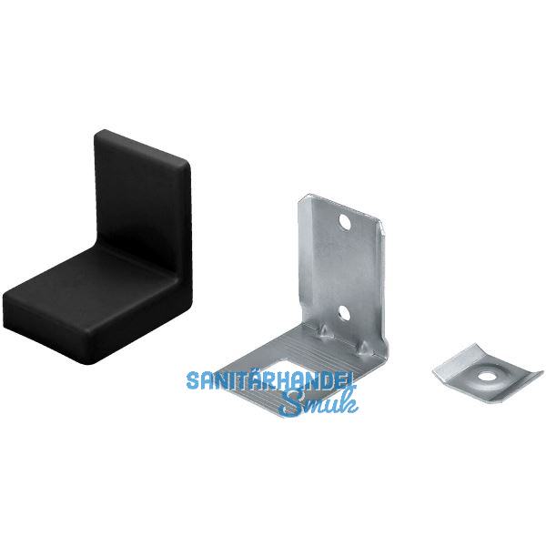 Schrankaufh�nger Typ 113 mit Abdeckkappe Kunststoff schwarz