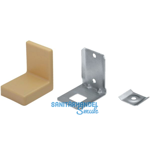 Schrankaufh�nger Typ 113 mit Abdeckkappe Kunststoff braun