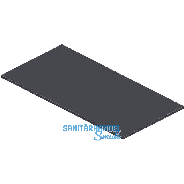 Tischplatte 1600 x 800 x 25 mm graphitgrau