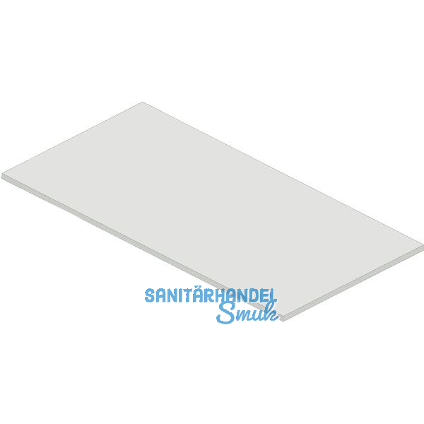 Tischplatte 1600 x 800 x 25 mm hellgrau