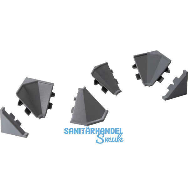 REHAU Formteile-Set Rauwalon vario-line Kunststoff Edelstahl-Effekt