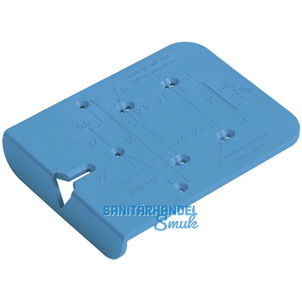 HETTICH ACCURA TOP Ank�rnschablone BlueJig, Kunststoff
