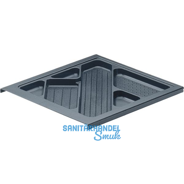 HETTICH Systema Top 2000 Schreibmaterial-Auszug 392 mm; H�he 25 mm, schwarz