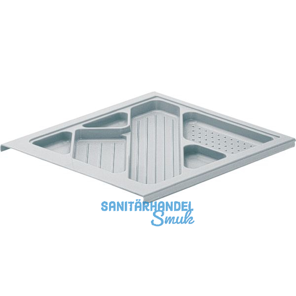 HETTICH Systema Top 2000 Schreibmaterial-Auszug 392 mm; H�he 25 mm, Alu-Finish