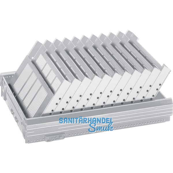 HETTICH Systema Top 2000 Formularablage, F�cheranzahl 11, Kunststoff Alu-Finish