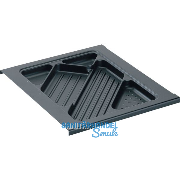 HETTICH Systema Top 2000 Materialschub, EB 392 mm, schwarz