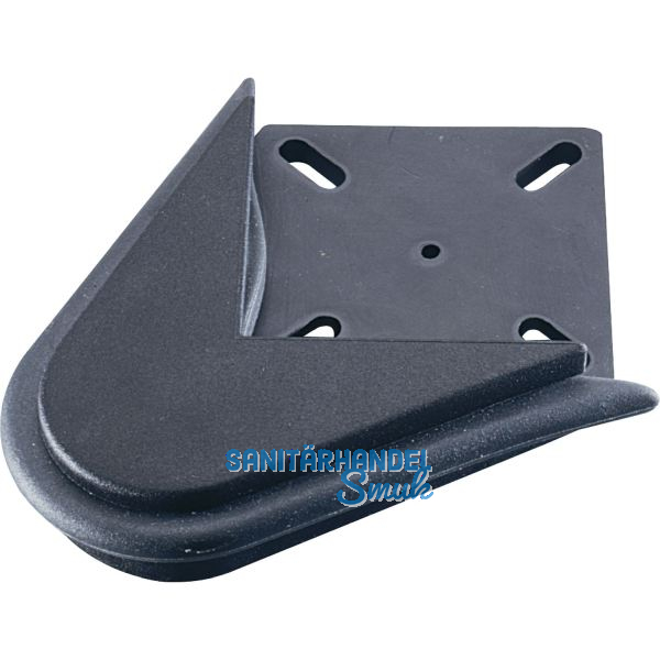 HETTICH Systema Top 2000 Ausleger 45� mit Kantenschutz, schwarz