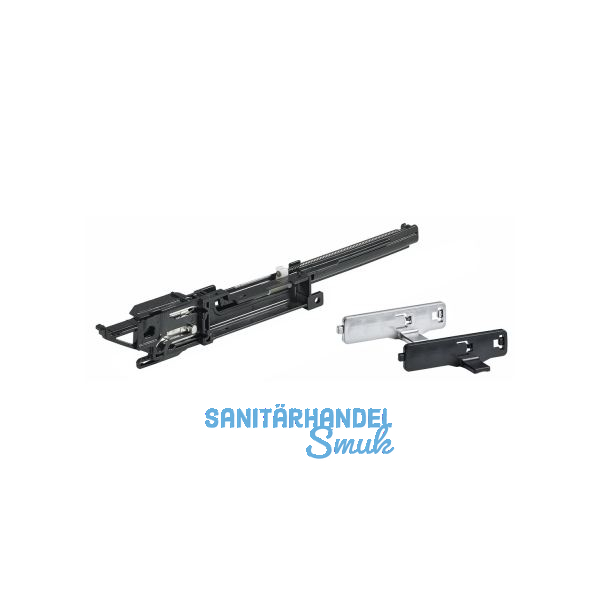 HETTICH Systema Top 2000 Silent System 40 Selbsteinzugsgeh�use, links, aluf.