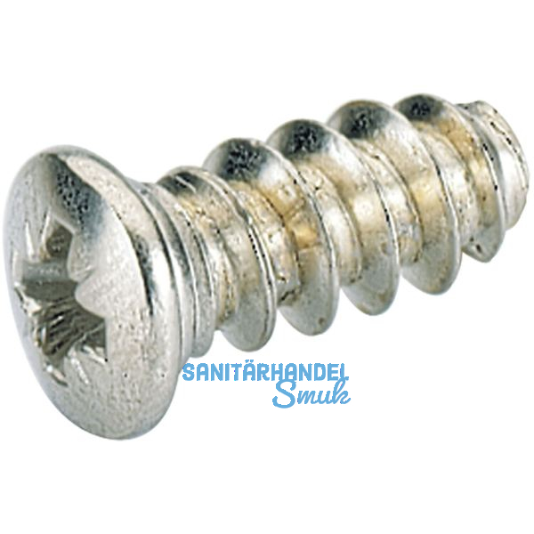 HETTICH Systema Top 2000 Systemschraube Linsenkop � 6,0x13,7 mm, vernickelt