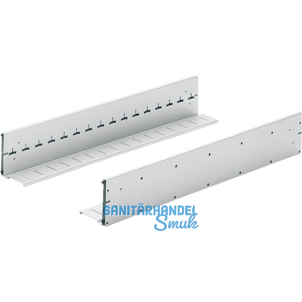 HETTICH Systema Top 2000 Karteibahn, Schrankt. 600,Stahl Alu-Finish