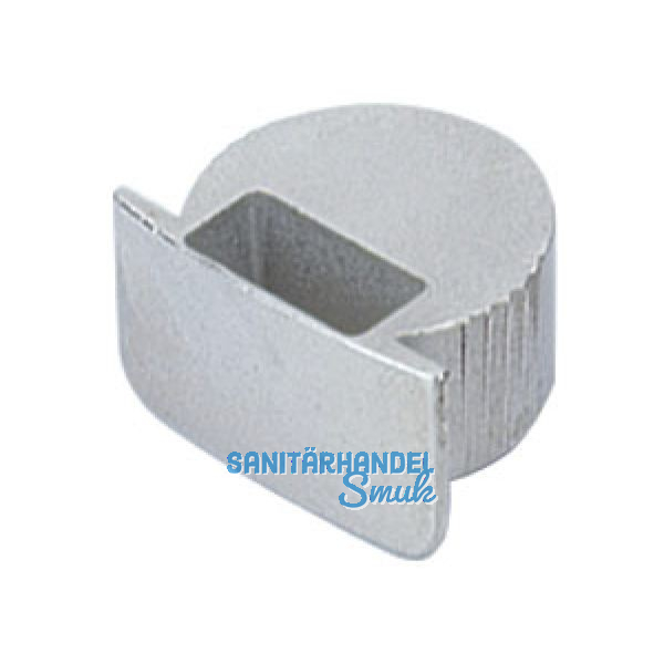 HETTICH PRESTIGE 2000 Anschlagwinkel Wing, zum Einlassen, Stahl vernickelt