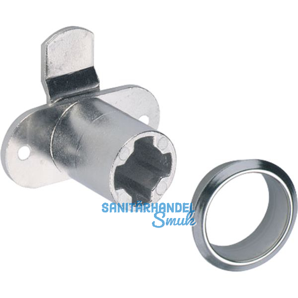 HETTICH PRESTIGE 2000 Zylinder-Hebelschloss Z23, �18, Stahl vernickelt