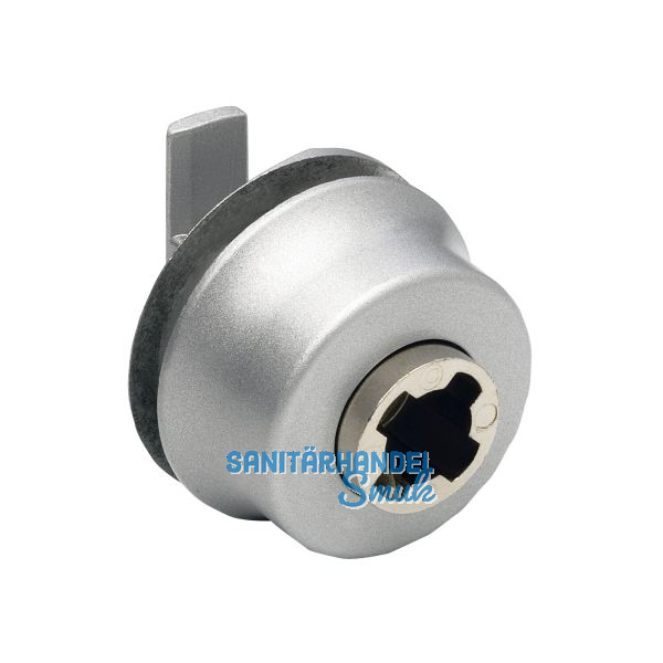 HETTICH PRESTIGE 2000 Zylinder-Glasschiebet�rschloss Typ 326, alufarbig