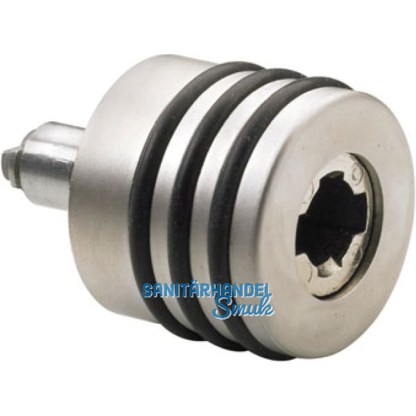 HETTICH PRESTIGE 2000 Zylinder-Drehgriff Typ 471N, links, vernickelt matt