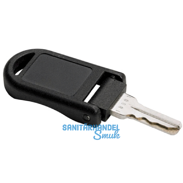 HETTICH PRESTIGE 2000 Wendeschl�ssel Flachbahn, klappbar, Messing verz. KS schw.