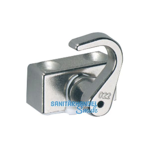 HETTICH PRESTIGE 2000 Schlie�haken zum Anschrauben, rechts, Stahl vernickelt