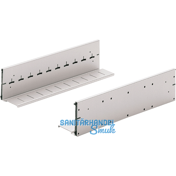 HETTICH Systema Top 2000 Karteibahn, Schrankt. 400, Stahl Alu-Finish