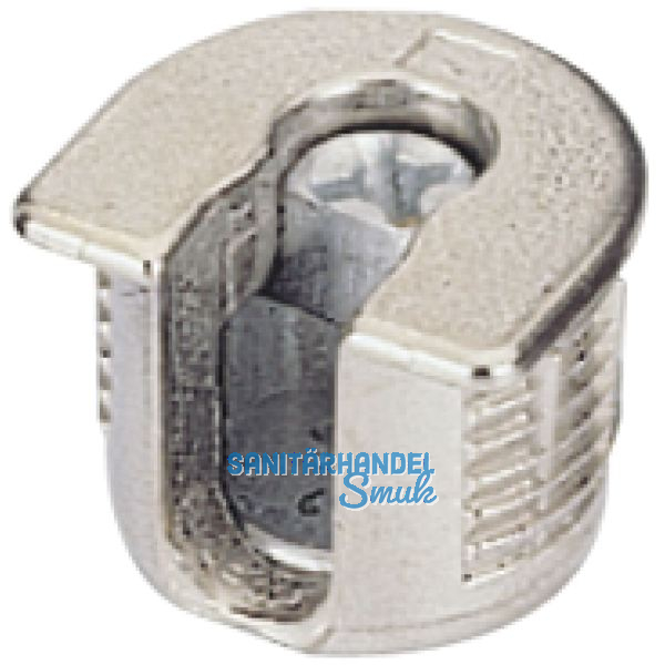 HETTICH VB 35 Exzenter-Verbindungsbeschlag Plattenst�rke 19 vernickelt