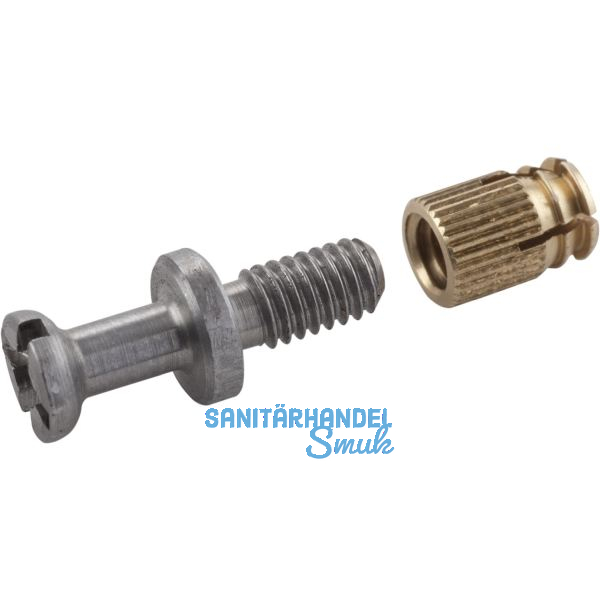 HETTICH VB 18/20/19/21 Einschraubd�bel+Messing Spreizmuffe, Spannma� 9, Bohr �5