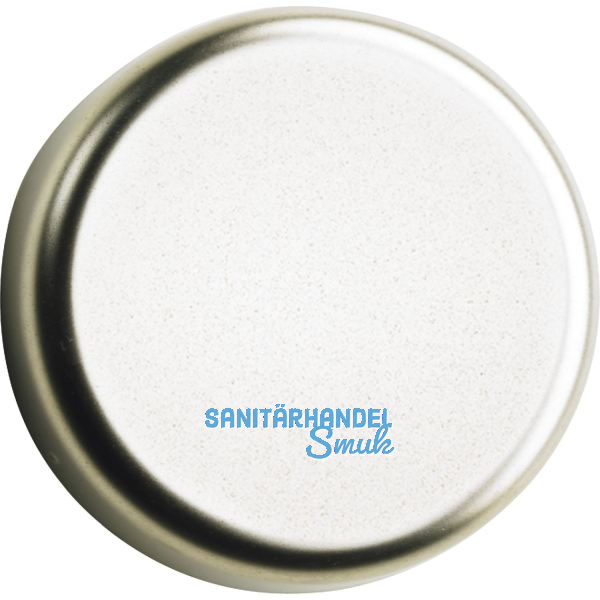 HETTICH Glast�r Zierkappe rund, Kunststoff matt vernickelt