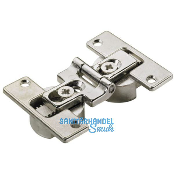 HETTICH HFT Faltt�rscharniere zum Einpressen 180�, Zinkdruckguss vernickelt