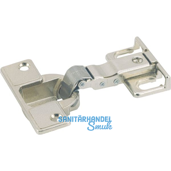 HETTICH ET 582 K�hlschrankscharnier, �W 95�, Stahl/Zinkdruckguss vernickelt