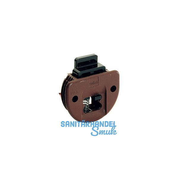 HETTICH SlideLine 55 F�hrungsteil - mit federndem Riegel, Kunststoff braun