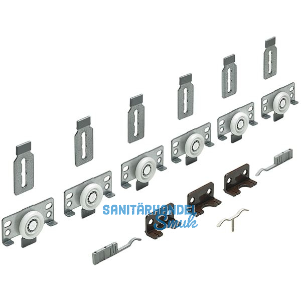 HETTICH SlideLine 56 Beschl�gegarnitur, TK 40 Kg, 3 t�rig