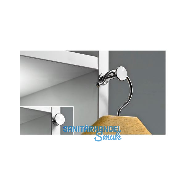 HETTICH Kleiderb�gelhalter ausziehbar, Messing vernickelt