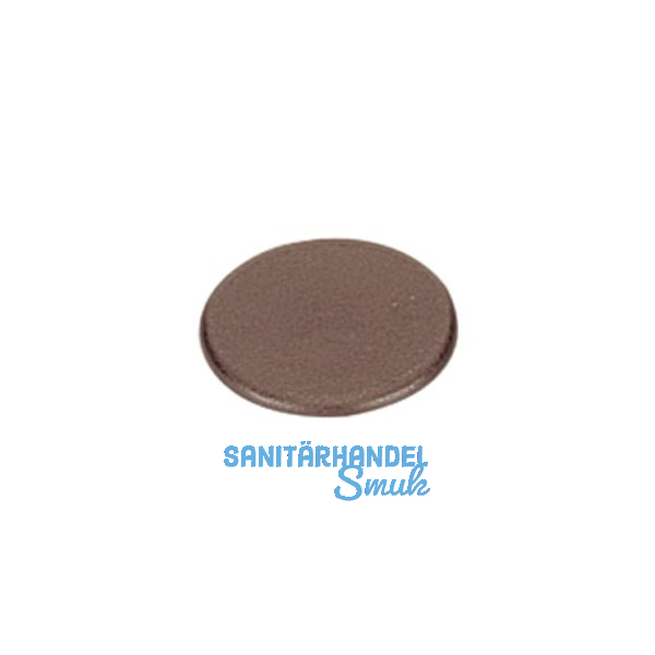 HETTICH RASTEX 25 Abdeckkappe ohne Abdeckrand, Kunststoff braun