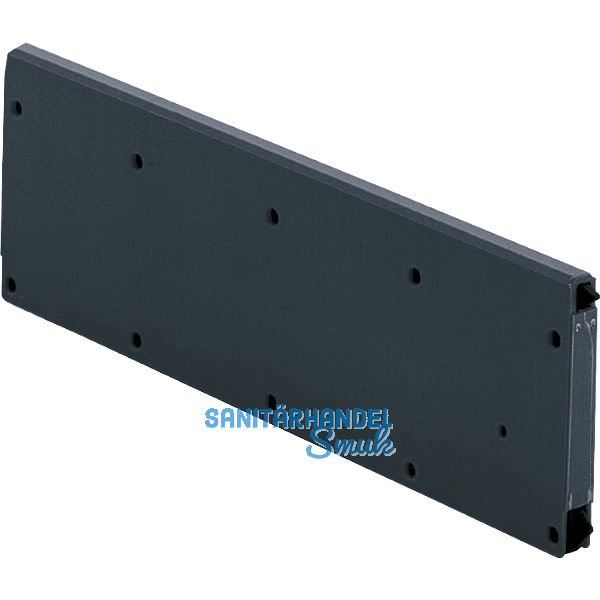 HETTICH Systema Top 2000 Trennwand, EB 392 mm, Kunststoff schwarz