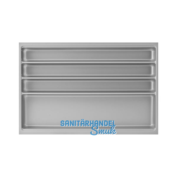 AGOFORM Besteckeinsatz Scoop II KB 800 mm Kunststoff Silber