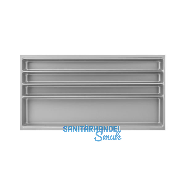 AGOFORM Besteckeinsatz Scoop II KB 1000 mm Kunststoff Silber