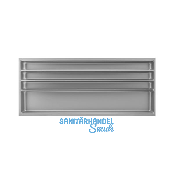 AGOFORM Besteckeinsatz Scoop II KB 1200 mm Kunststoff Silber