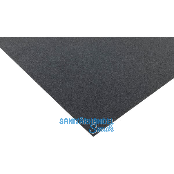 AGOFORM Antirutsch-Einlegematte Flock 480 x 1150 mm Anthrazitgrau