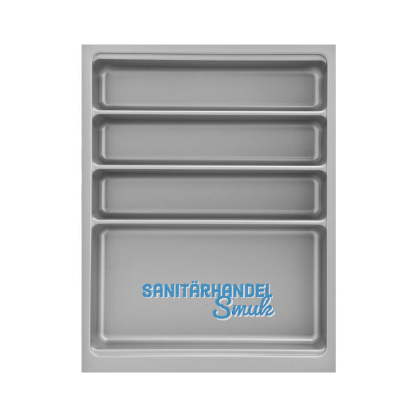 Besteckeinsatz Scoop II Set KB 450 mm Kunststoff Silber