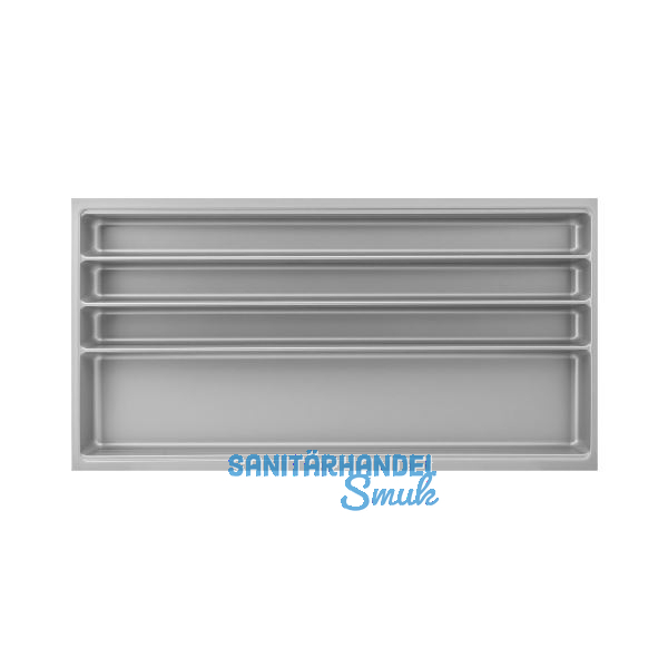 Besteckeinsatz Scoop II Set KB 1000 mm Kunststoff Silber
