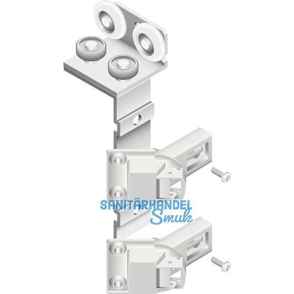 CINETTO PS23 Faltschiebet�rbeschlag links, bis 50kg, 2 T�rfl�gel