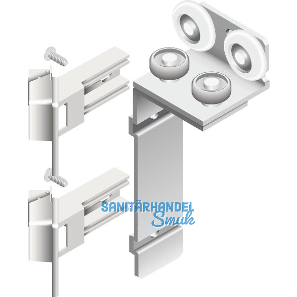 CINETTO PS23 Faltschiebet�rbeschlag rechts, bis 50kg, 2 T�rfl�gel