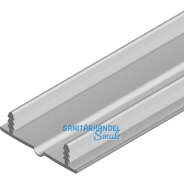 CINETTO PS11 Abdeckprofil schwarz 2600 mm, Kunststoff schwarz