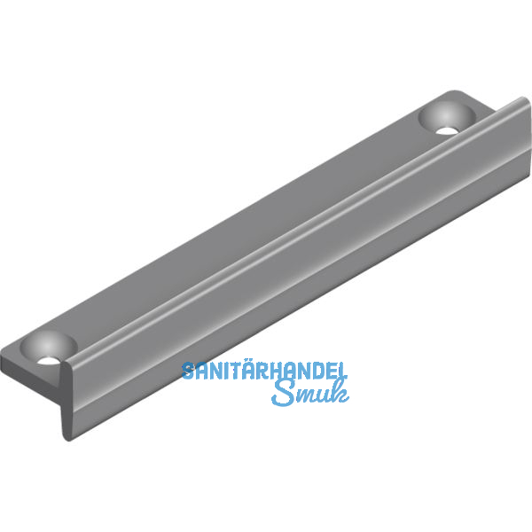 CINETTO PS40 Vorderes Clipteil Befestigung der Laufschiene, Einnuten, KS schwarz