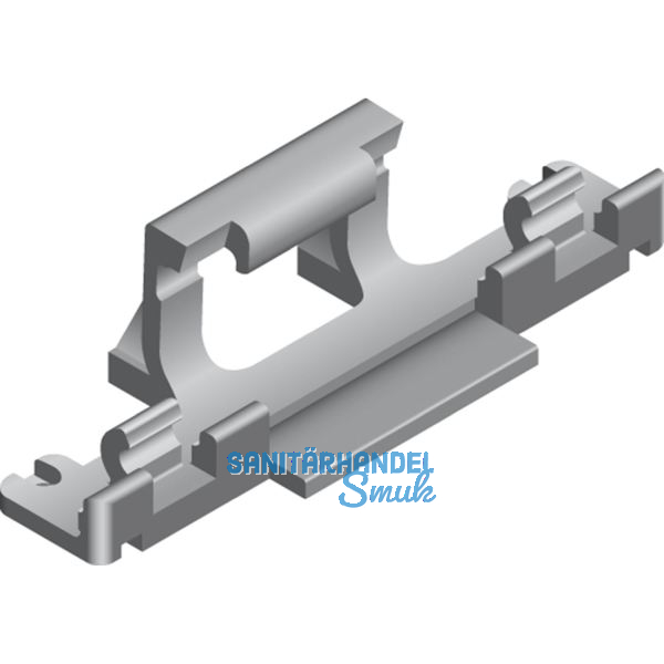 CINETTO PS06/PS40/PS48 Clipteil zu F�hrungsschiene zum Schrauben, schwarz
