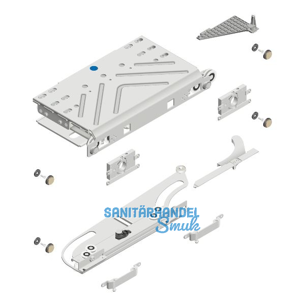 CINETTO PS40 Schiebet�rbeschlag rechte T�r, Aussenfront frontb�ndig