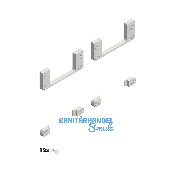CINETTO PS40.02 Adapter zur Schraubbefestigung, Zamak