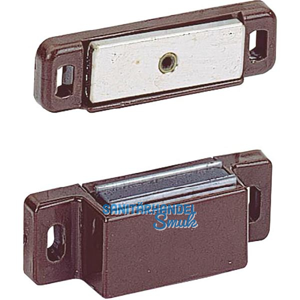 HETTICH Haftmagnetschnapper M74 + Gegenst�ck, HK 4 kg, KS wei�