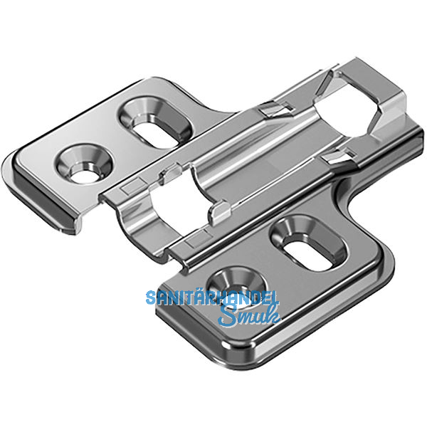 HETTICH Veosys Kreuzmontageplatte, Distanz 0mm, Edelstahl